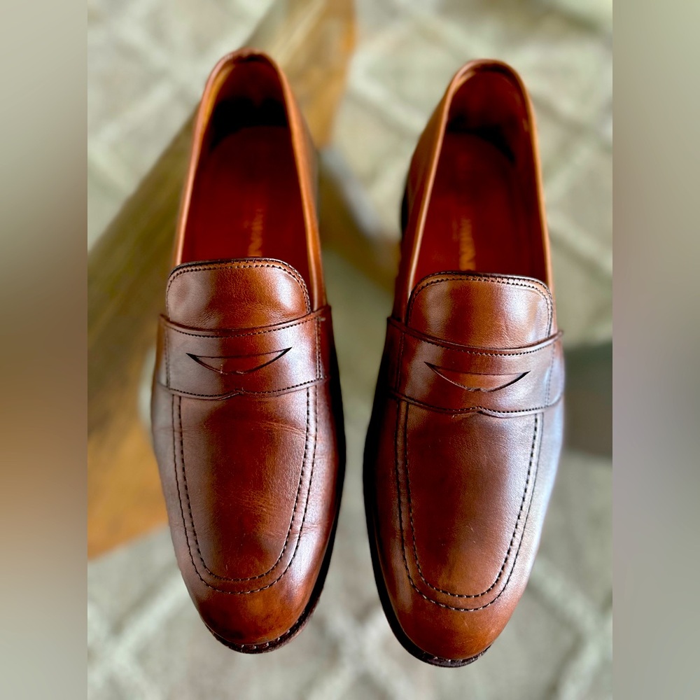 Allen Edmonds Lake Forest loafer in brown, size 10 1/2 D